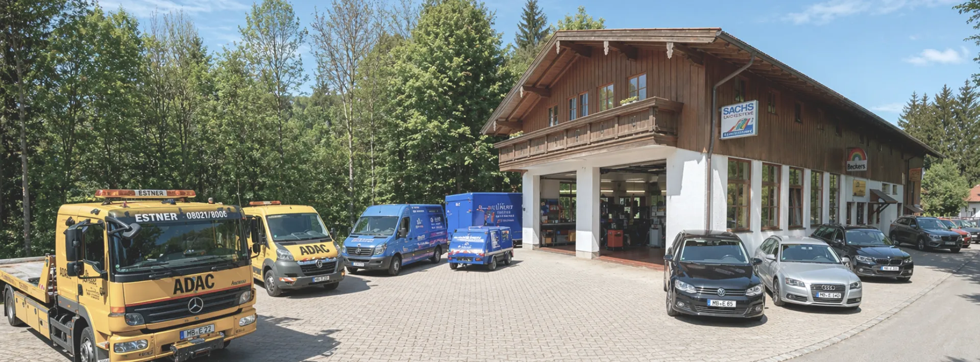 ESTNER Standort Gmund Moosrain mit Abschleppdienst Werkstatt und Umweltservice